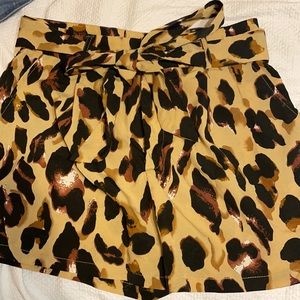 Cheetah shorts